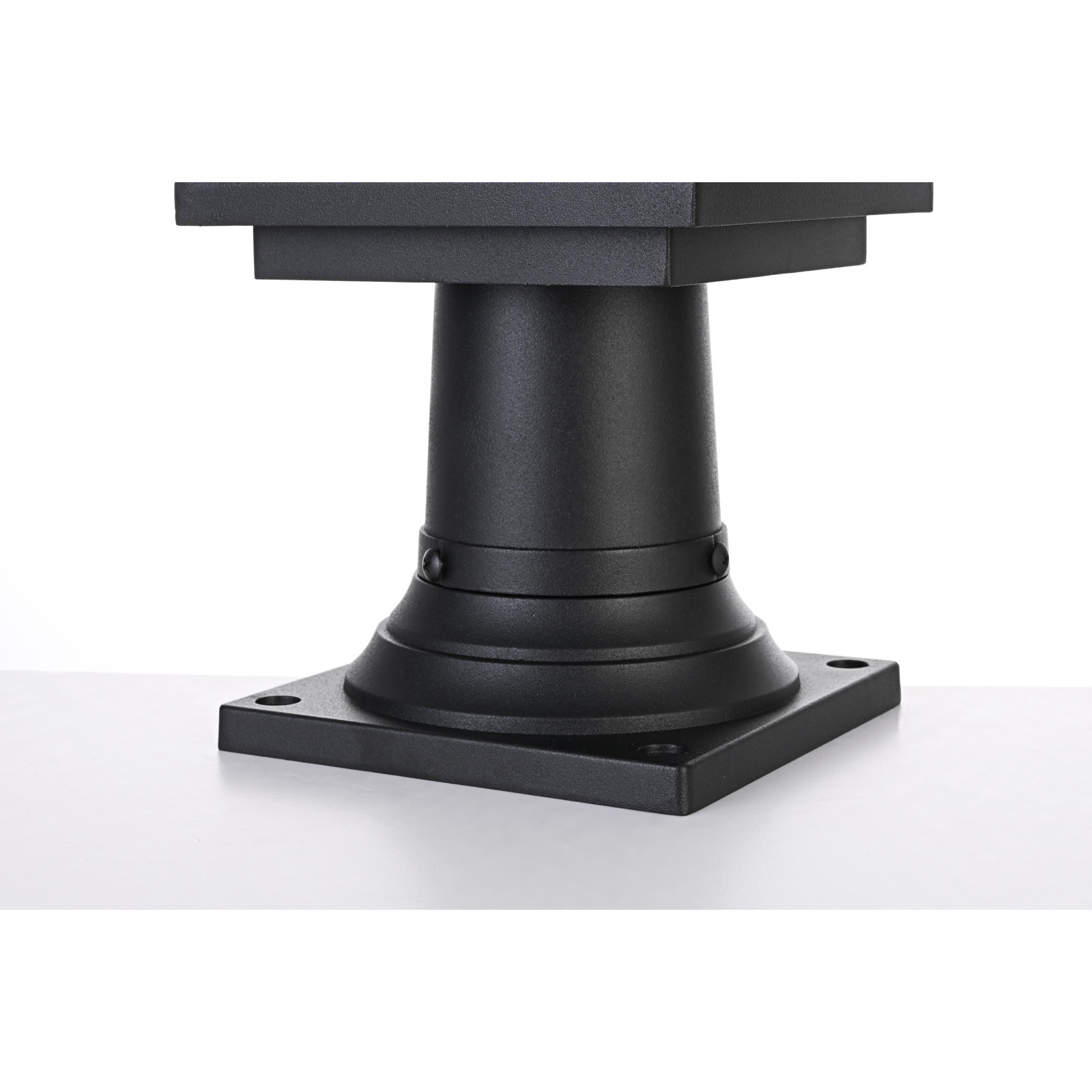 Melbourne 6 Inch Outdoor Post Light in Black