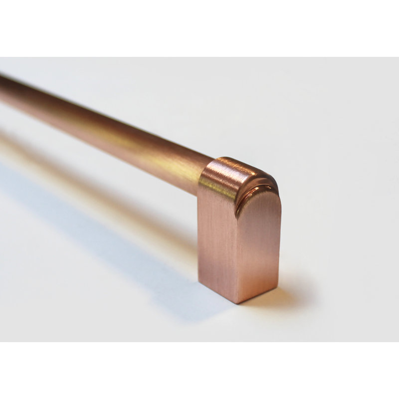 Lunar Eclipse 7 5/8" Center to Center Bar Pull, Brushed Copper, 3 5/8"