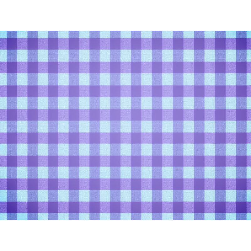Gingham Comforter, Twin Comforter, Blue/Purple
