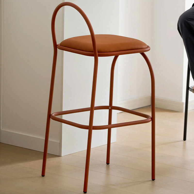 Chaise d'appoint orange à dossier solide (ensemble de 2), Orange, H 37,4 po x L 16,54 po x l 18,11 po