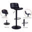 Stackpole Swivel Adjustable Height Counter Stool with Metal Frame