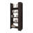 Stained Walnut 5-Shelf Open Bookcase
