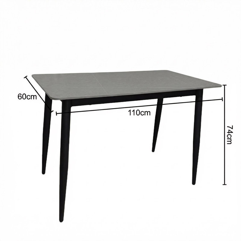 Stone Top Dining Table, Grey