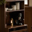 Buffet en bois massif de style rétro