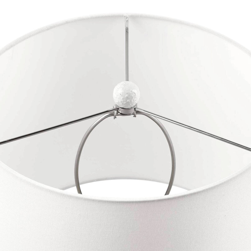Lampe de table en céramique blanche voir ci-dessous