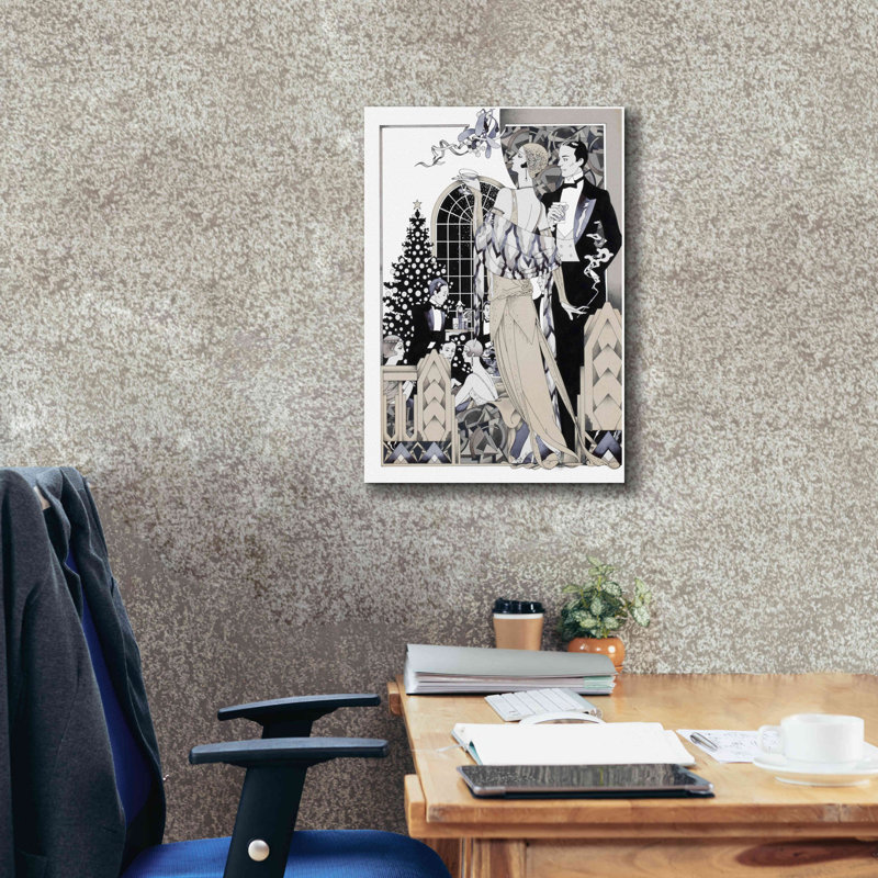 «Deco Christmas» par David Chestnutt, estampe numérique sur toile, H 26 po x l 18 po x P 0,75 po