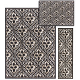 Cedar Creek 3 Piece Espresso Area Rug Set