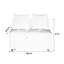 Chaise réglable rose moderne avec roulettes pour espaces de vie compacts-1872170830
