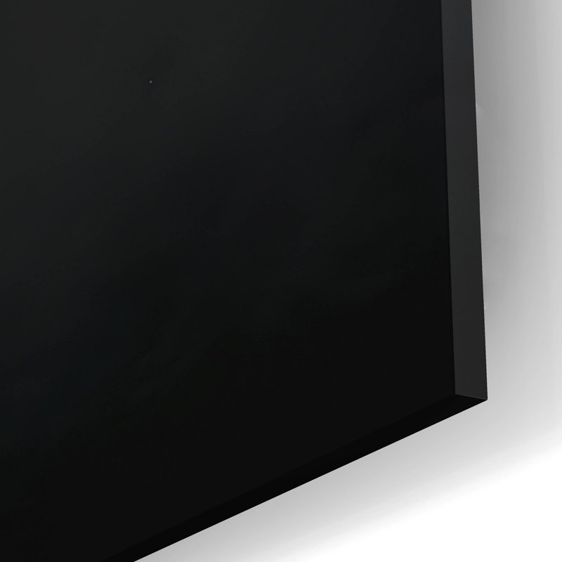 "Minimal Abstract Black 3" par Petals Prints Design, H 12 po x l 12 po x P 0,13 po