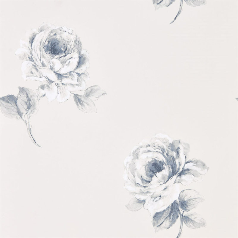 Rosa Wallpaper, Rosa Indigo