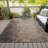 Machine Washable Indoor/Outdoor Xhevrie Chocolate Rug-1992394621