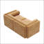 Élégant canapé 2 places en chenille avec siège de rangement, dossier cylindrique et accoudoirs, causeuse moderne en tissu avec espace de rangement caché-1211468901