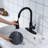 Single Handle Pull Down Sprayer Kitchen Faucet High Arc Stainless Steel Faucet with 3-Function Sprayer-101056578