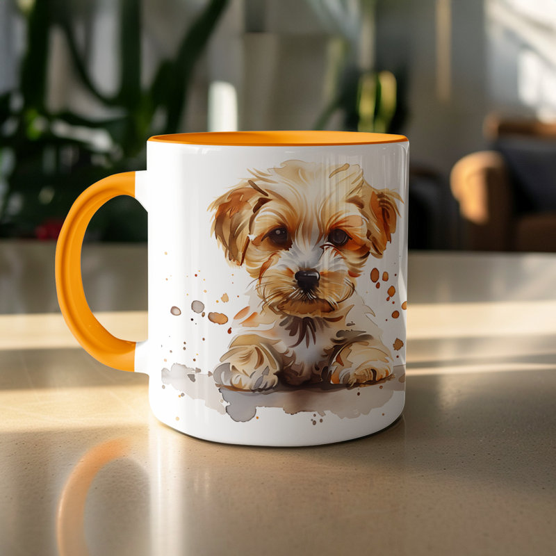 Mug, Orange, 4