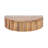Kristie Half-circle Mango Solid Wood Floating Shelf with Drawer-831549538