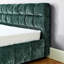 Upholstered Bed With Headboard, Storage Drawers-2042800482