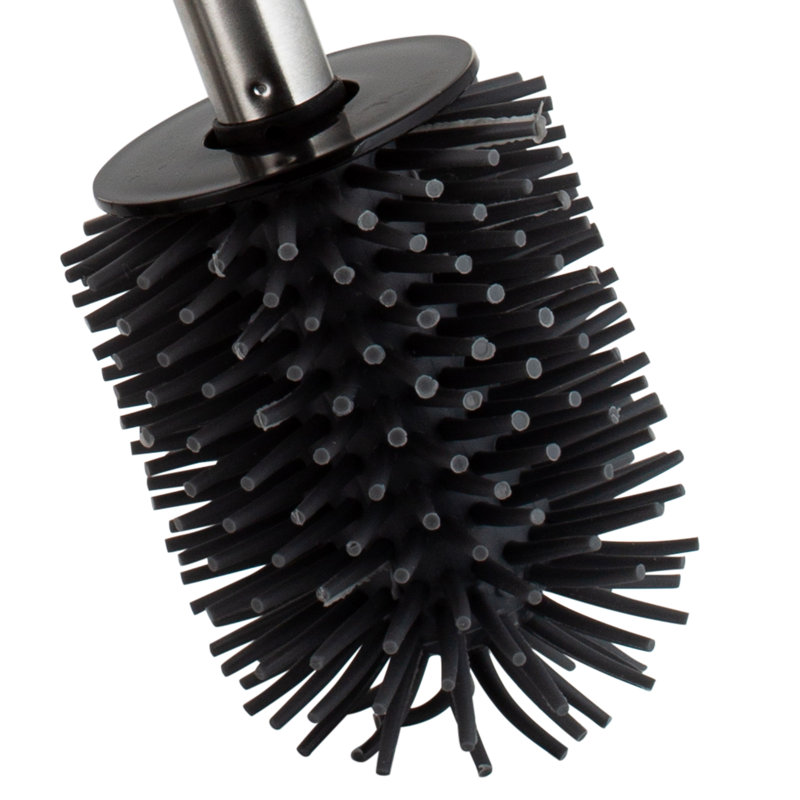 Stainless Steel Toilet Brush and Holder with Long Handle