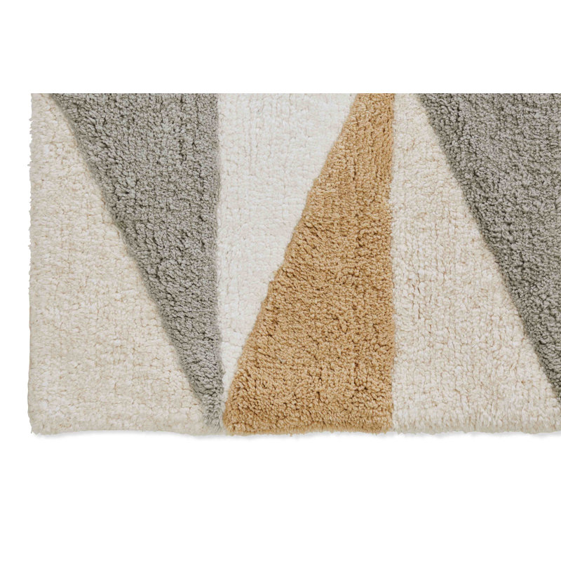 Chevery Cotton Blend Non-Slip Bath Rug, Spa