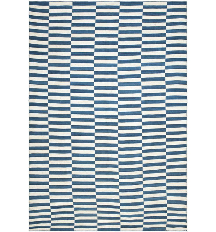 Ralph Lauren Cameron Stripe Viscose Striped Rug, Rectangle 9' x 12'