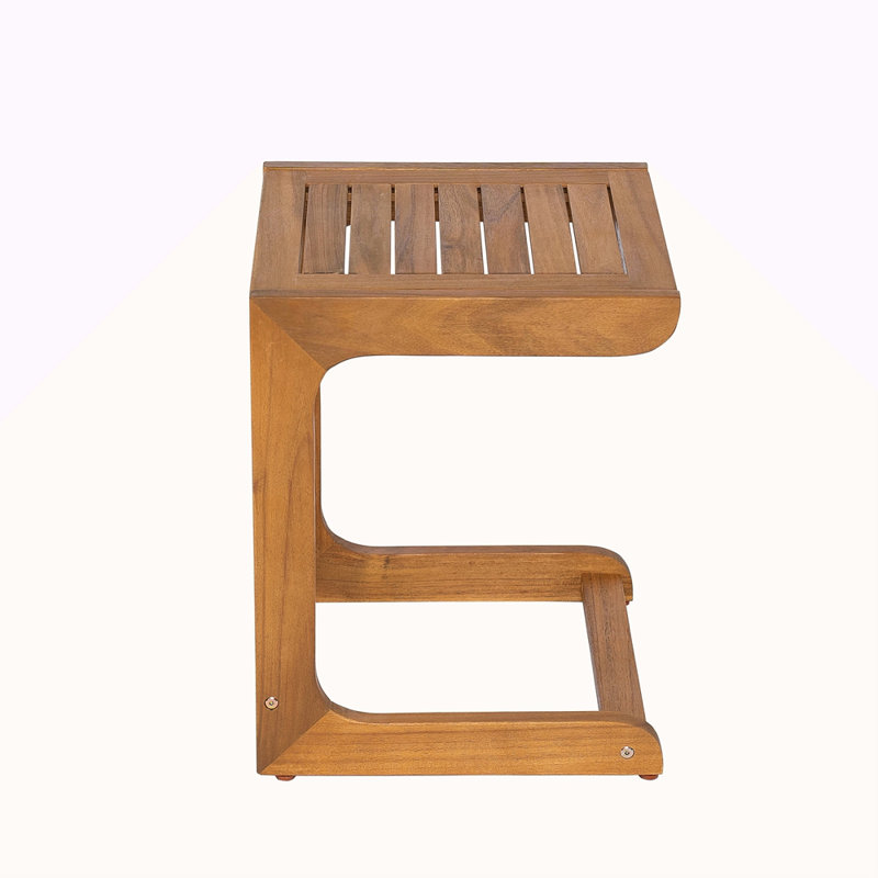 Acacia Wood Side Table