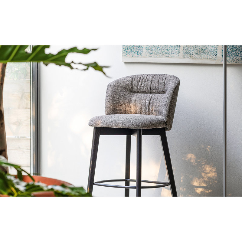 Sweel Stools, Matt Black, Gray
