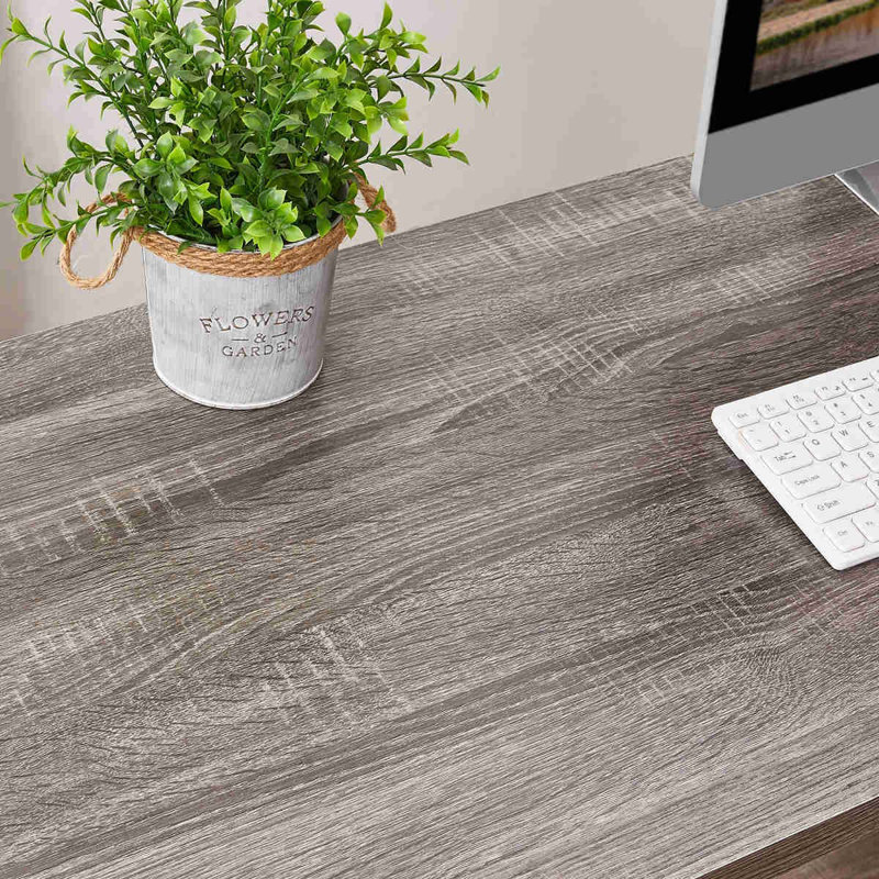 Bureau en L réversible Bohannon, Gris