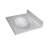 25" Single Bathroom Vanity Top in White with Sink