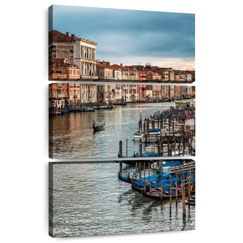 Nicci, le Grand Canal à Venise, Italie I, H 32 po x l 20 po