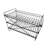 Syreeta 16" x 12.5" x 10" Wire Rack for Countertop Use with 3 Open Shelves, Black