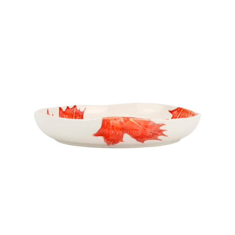 VIETRI Autunno Terra Bianca Serving Bowl