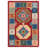 Vahakn Hand Tufted Wool/Cotton Southwestern Rug in Blue/Red-1702026358