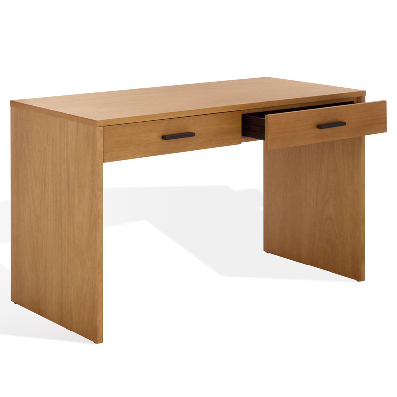 Barris Jessey 2 Drawer Wood Desk, Natural