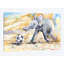 «Elephant Calf and Ball», reproduction sur toile-32498814-72122805-72122806