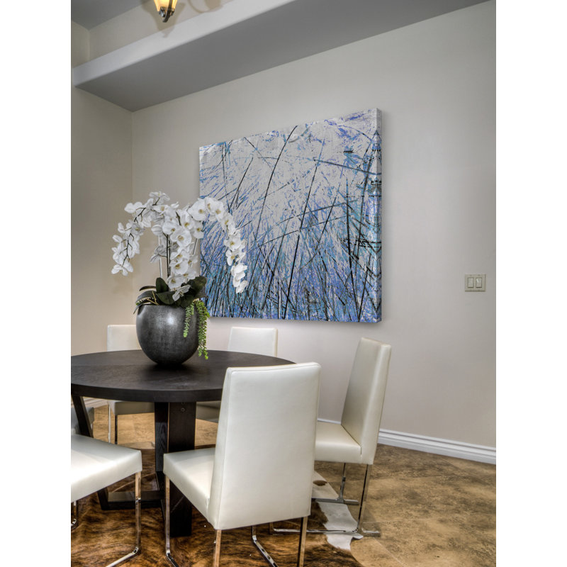 Reproduction d’art sur toile tendue « drift xiv » par sia aryai, H 48 po x l 48 po x P 1,5 po