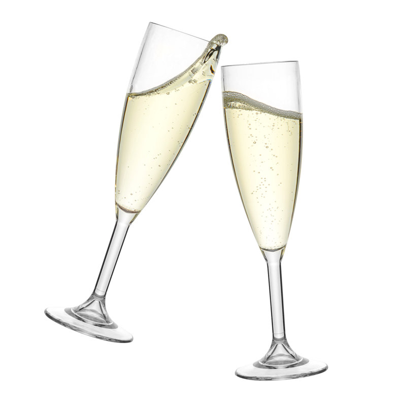 LAY-Z-SPA POLYCARBONATE CHAMPAGNE FLUTE