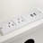 Fluted Nightstand With with 2 USB Ports and 2 AC Outlets-1834045363