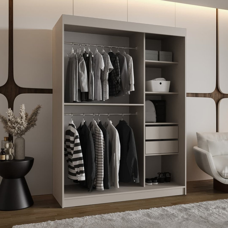 Bergetta Laminate Board Wardrobe