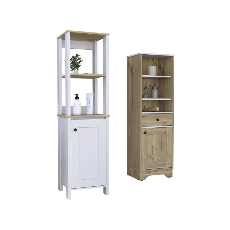 Aalasia Freestanding Bathroom Storage Furniture Set