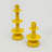  Lotus Bloom Tapered Yellow Candleholder