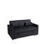 Canapé-lit convertible 3-en-1 avec dossier réglable et poches de rangement, canapé-lit moderne en velours de 47 po avec 2 coussins-657379424