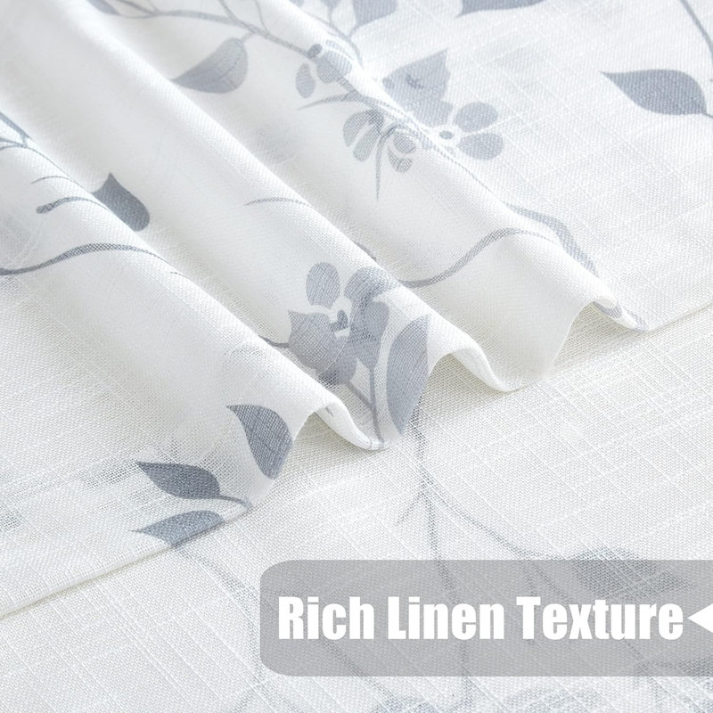 Semi Sheer Curtain Panel Pair