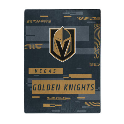 NHL Digitize Raschel Throw Blanket - Oversized 60 x 80 Inches Ultra-Soft Licensed Team Logo Bedding