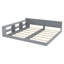 Double Twin Size Bed Frame with Storage,Twin Floor Bed with Light & Charging Station, Convertible 2 Twin Beds for 2 Kids-631664500