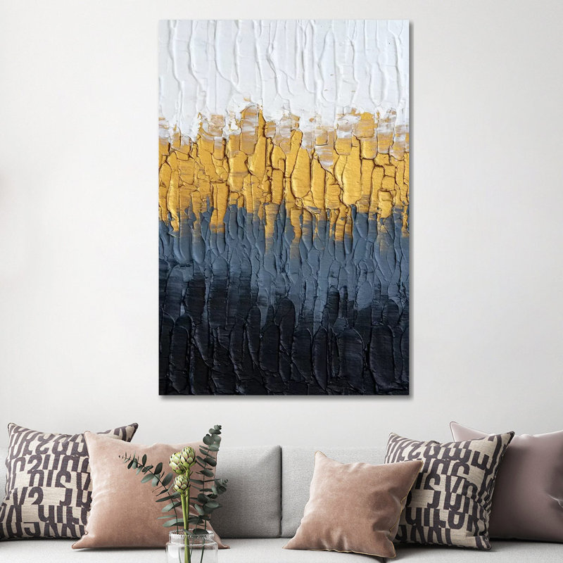 «Sunshine Through the Darkness» par Nikki Chauhan, reproduction d'art sur toile tendue, H 12 po x l 8 po x P 0,75 po
