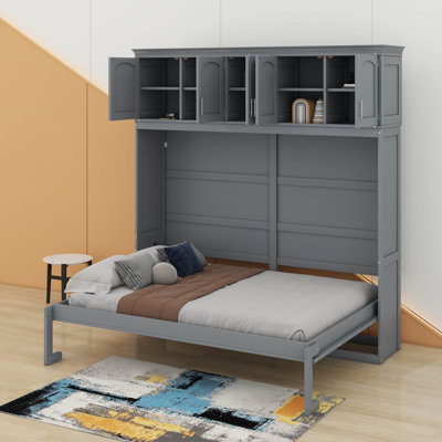 Murphy Bed with Top Cabinets
