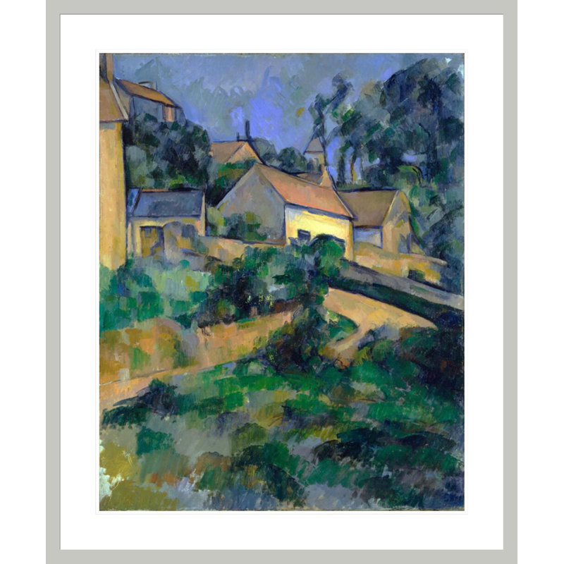 La Route tournante à Montgeroult par Paul Cézanne, H 40,07 po x l 33,5 po