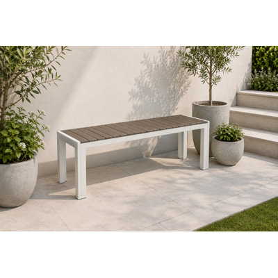 Banc en aluminium Alynne