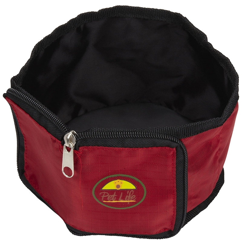 Bol de voyage Pet Life Wallet, Rouge
