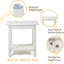 Shower Chair, HDPE Shower Bench For Inside Shower To Sit On It, ...