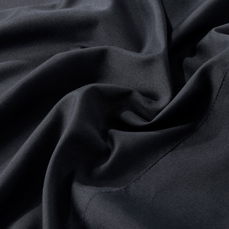 Jcrown Microfiber Sheet Set, King Sheet Set with 2 Pillowcases, Black